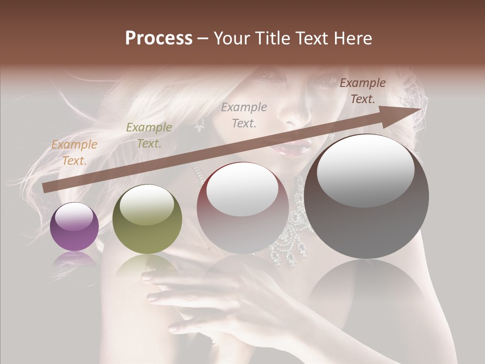 Purple Hands Background PowerPoint Template