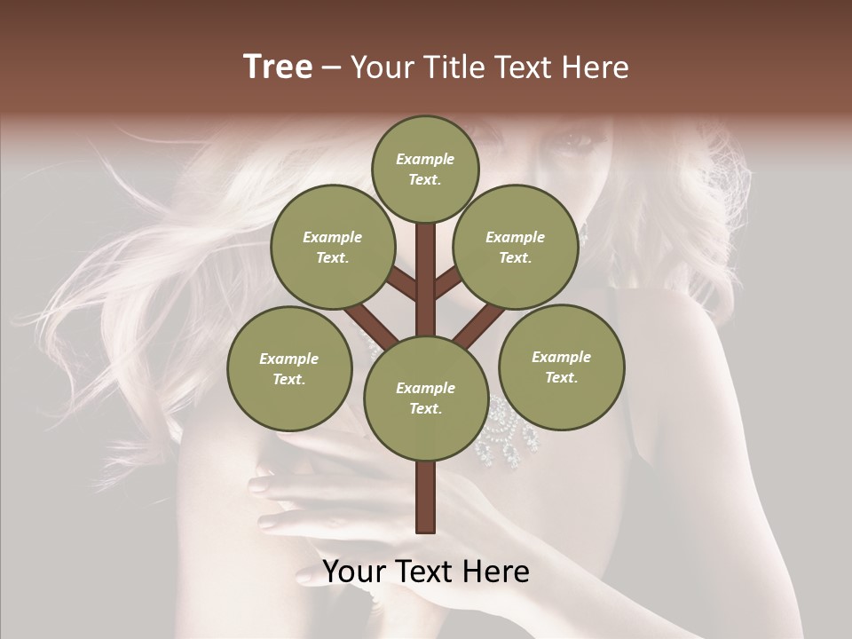 Purple Hands Background PowerPoint Template