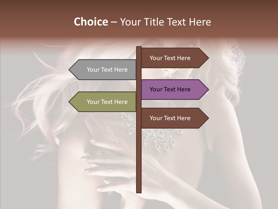 Purple Hands Background PowerPoint Template