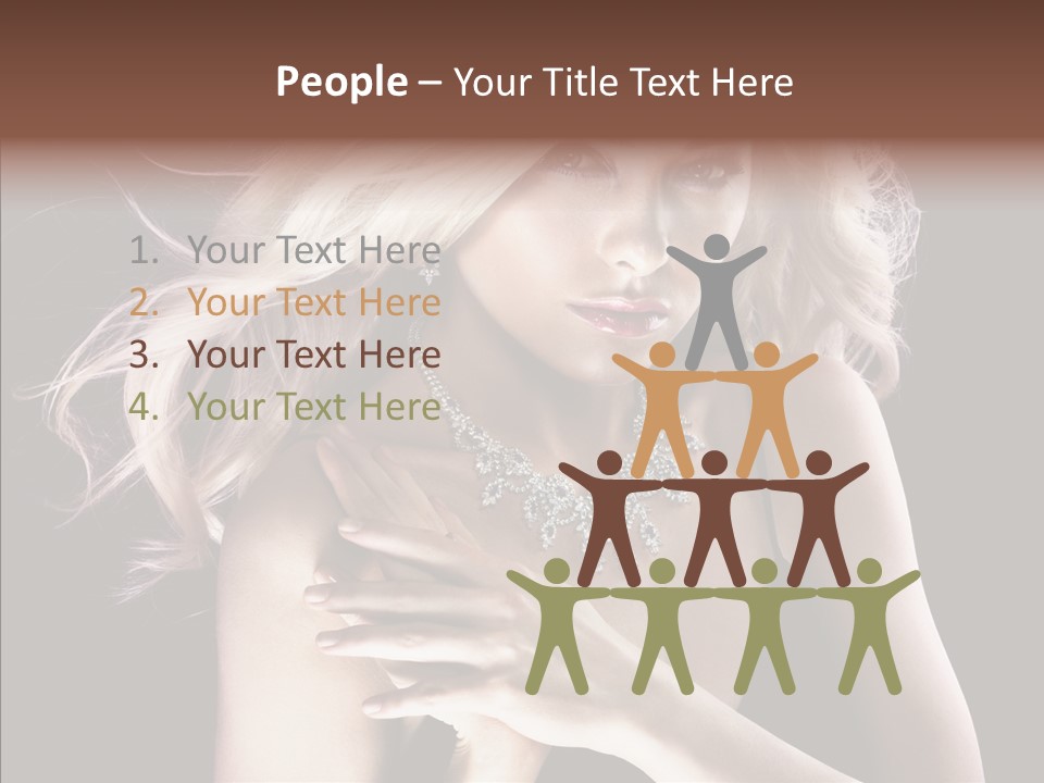 Purple Hands Background PowerPoint Template