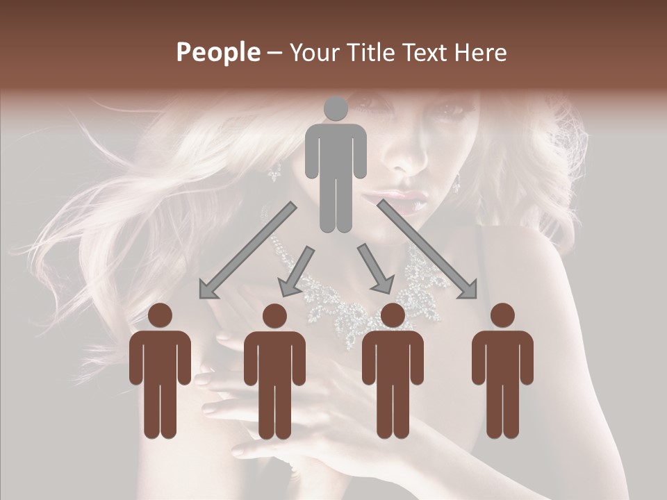 Purple Hands Background PowerPoint Template