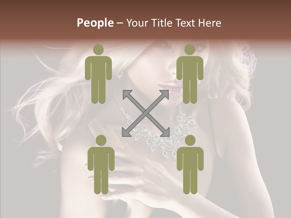 Purple Hands Background PowerPoint Template