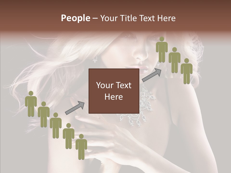 Purple Hands Background PowerPoint Template