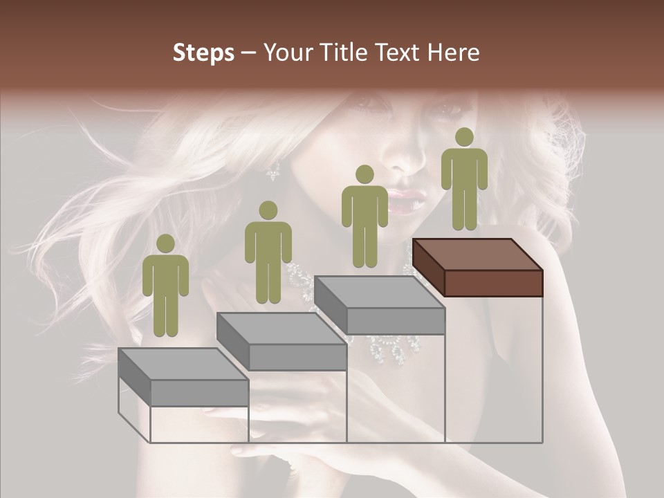 Purple Hands Background PowerPoint Template