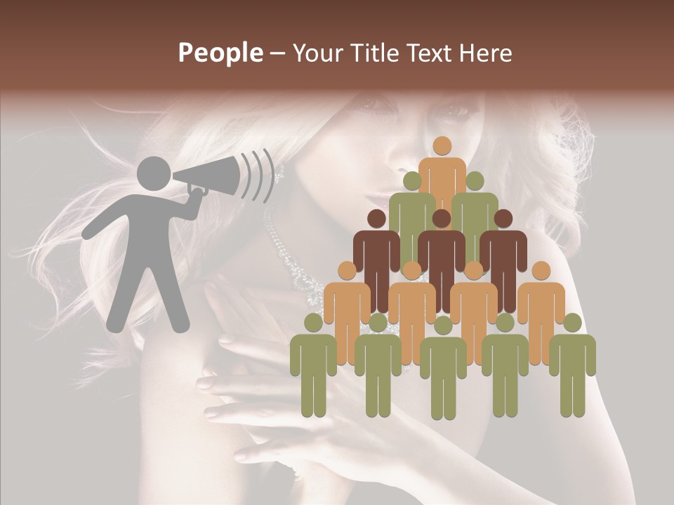 Purple Hands Background PowerPoint Template