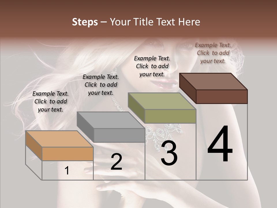 Purple Hands Background PowerPoint Template