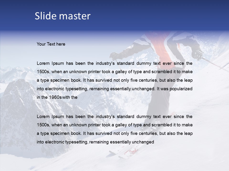 Girl Top Lifestyle PowerPoint Template