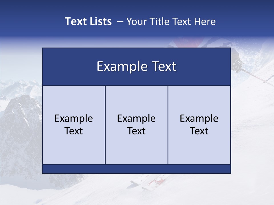 Girl Top Lifestyle PowerPoint Template