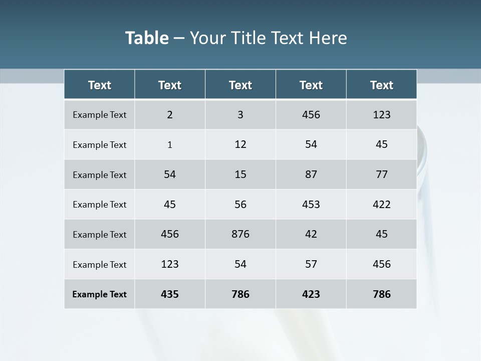 Nutritious Picture Pouring PowerPoint Template