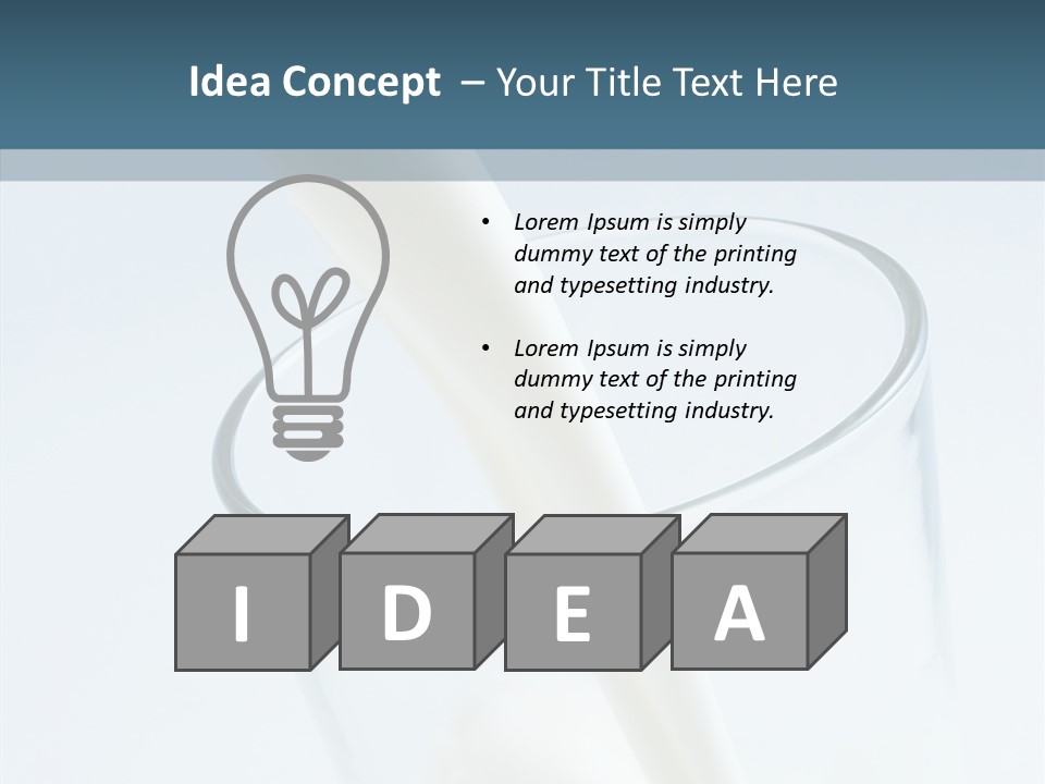 Nutritious Picture Pouring PowerPoint Template