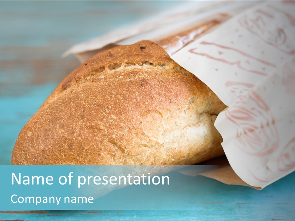 Whole Baguette Bakery PowerPoint Template