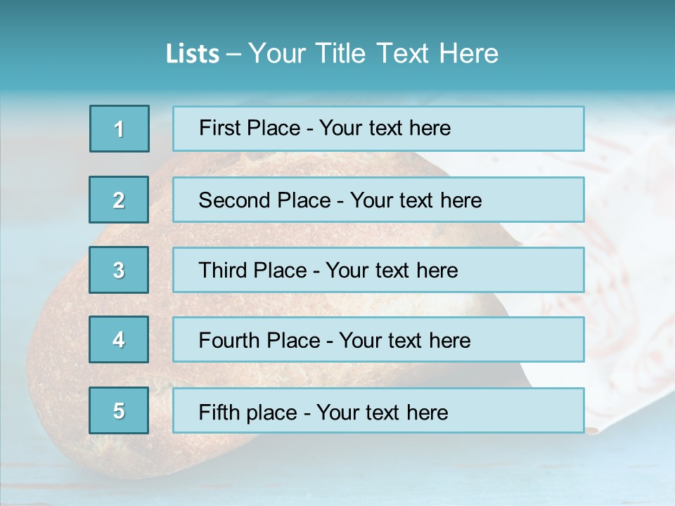 Whole Baguette Bakery PowerPoint Template