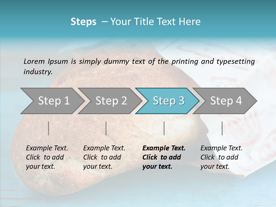 Whole Baguette Bakery PowerPoint Template