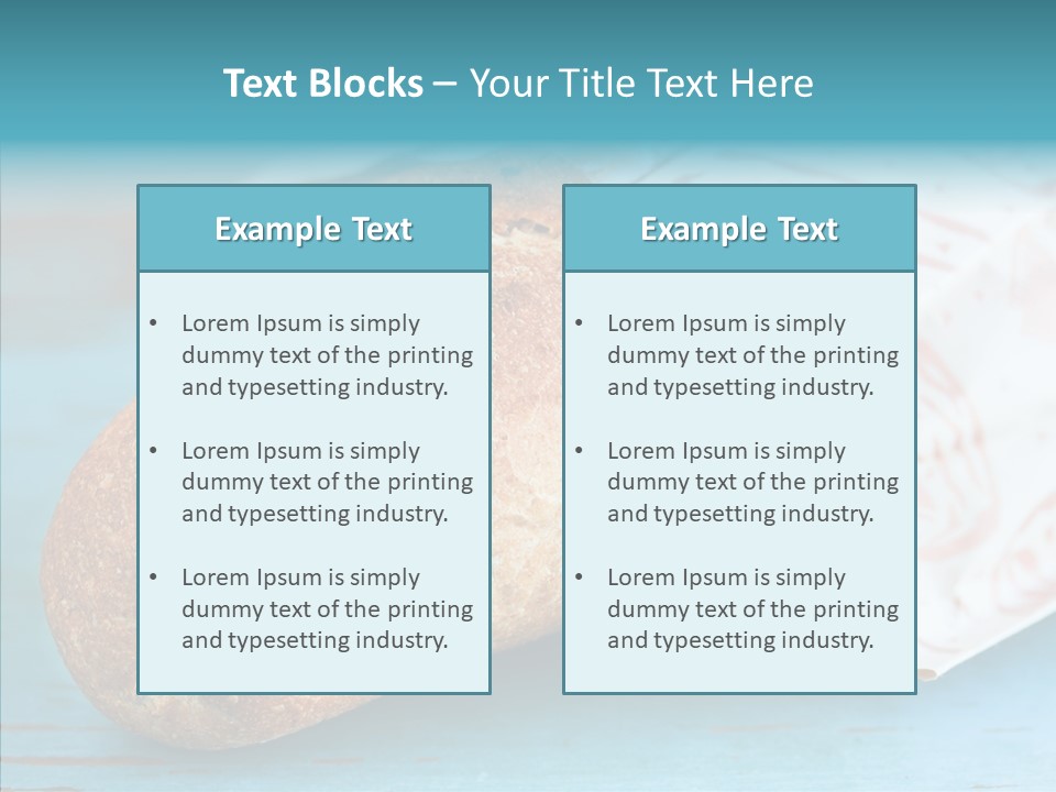 Whole Baguette Bakery PowerPoint Template