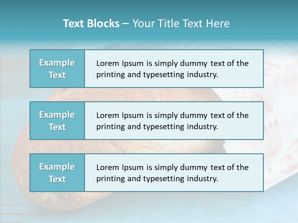 Whole Baguette Bakery PowerPoint Template