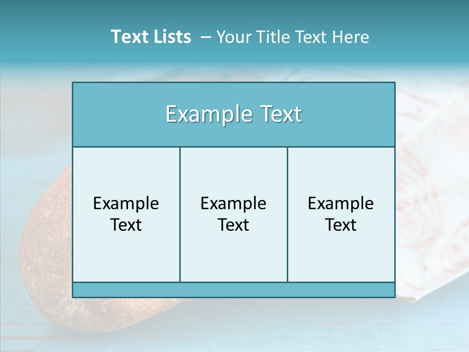 Whole Baguette Bakery PowerPoint Template