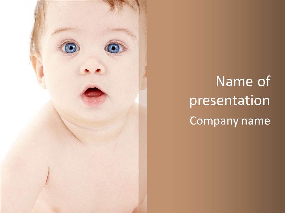 Sweet Life Newborn PowerPoint Template