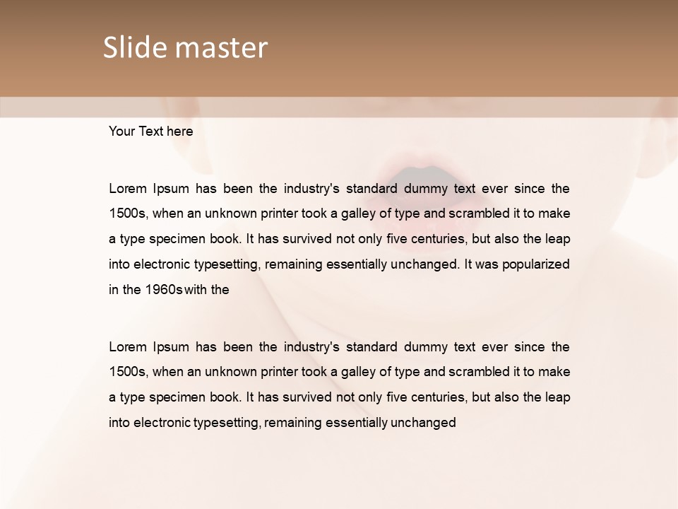 Sweet Life Newborn PowerPoint Template