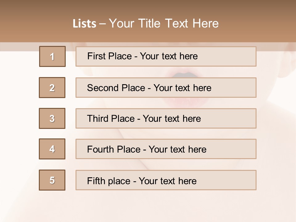 Sweet Life Newborn PowerPoint Template