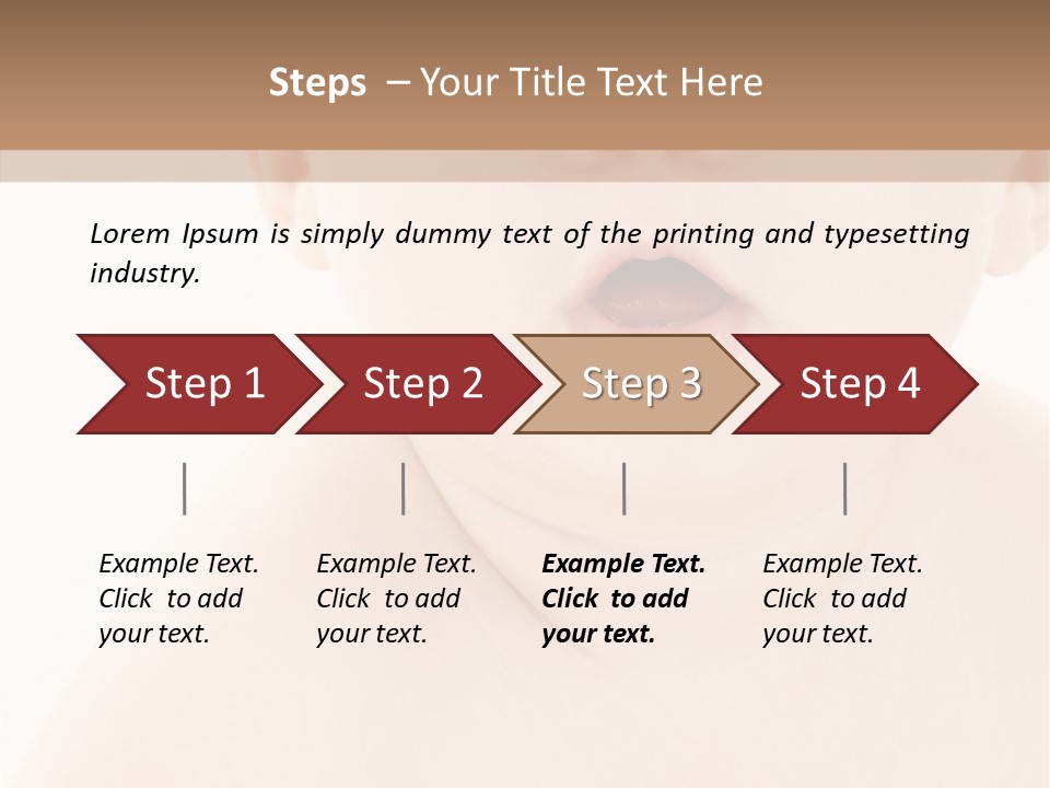 Sweet Life Newborn PowerPoint Template