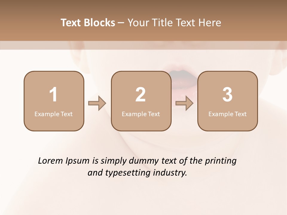 Sweet Life Newborn PowerPoint Template