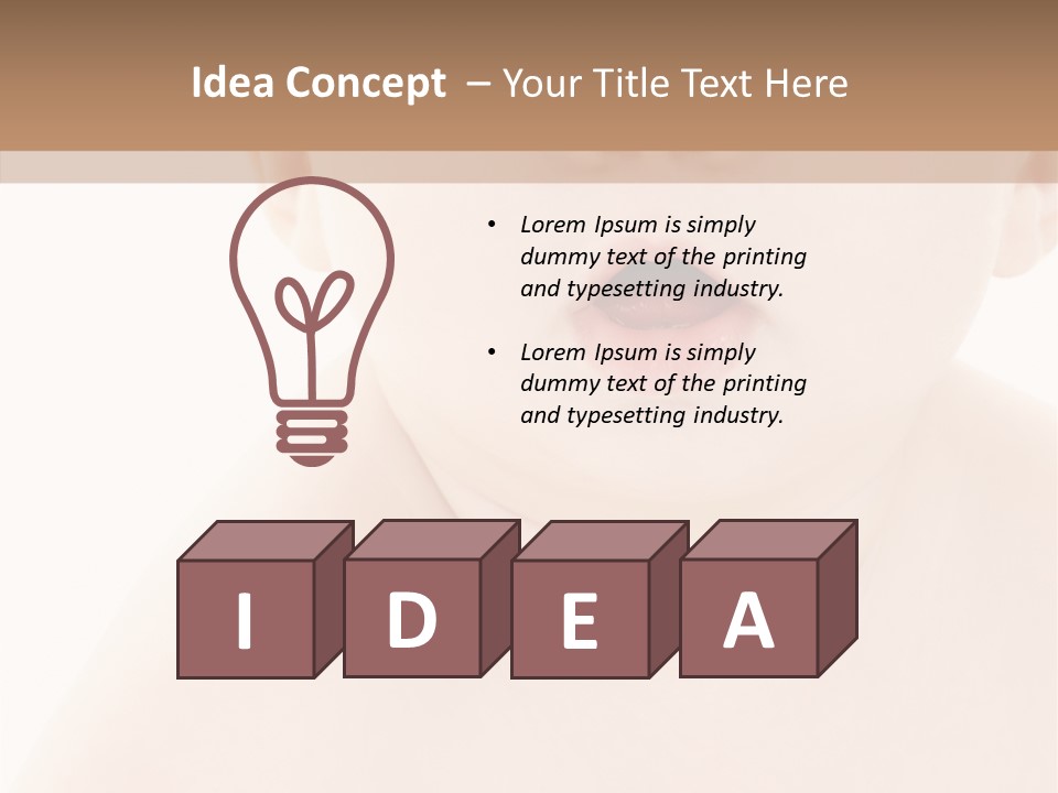 Sweet Life Newborn PowerPoint Template