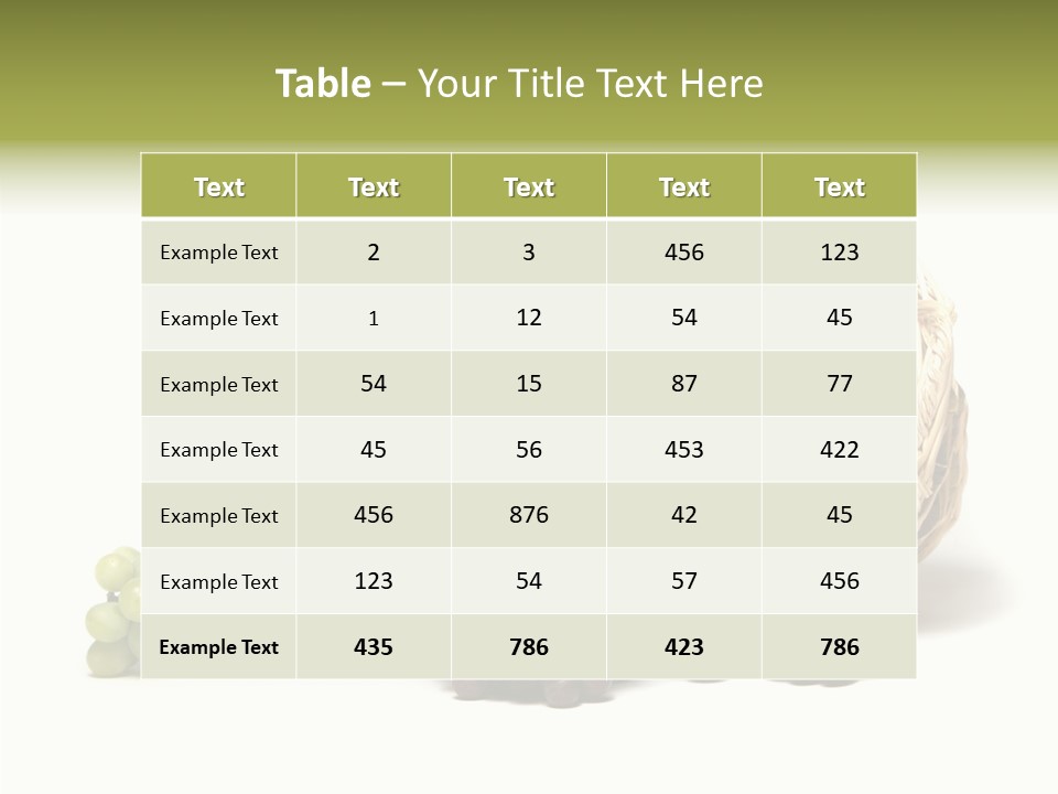 Sweet Green Delicious PowerPoint Template