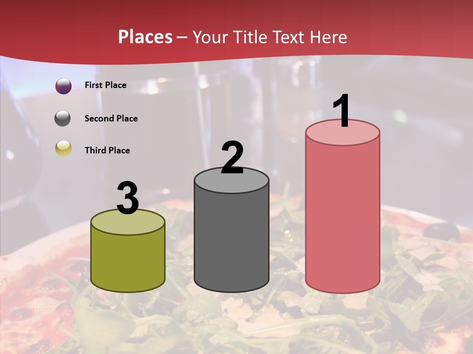 Pizza Plate Menu PowerPoint Template