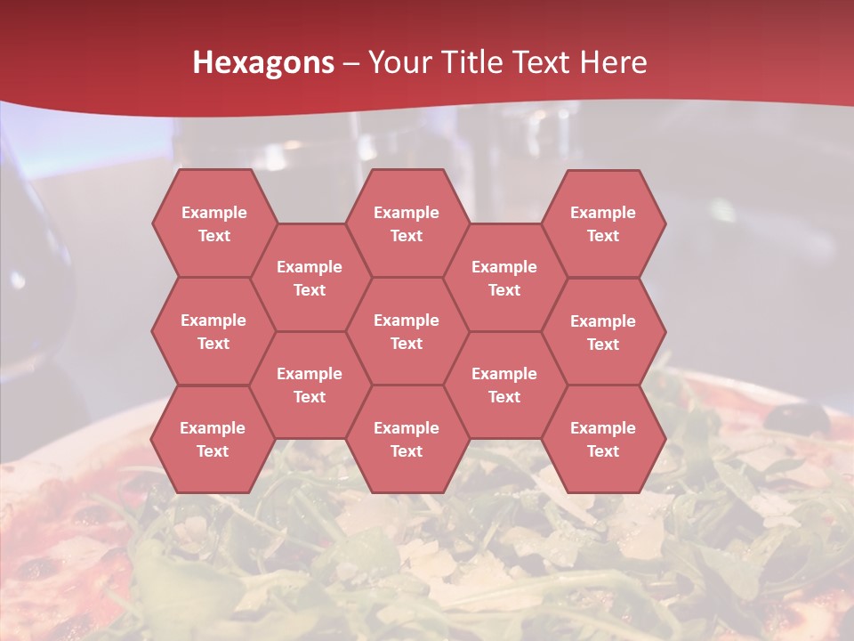 Pizza Plate Menu PowerPoint Template