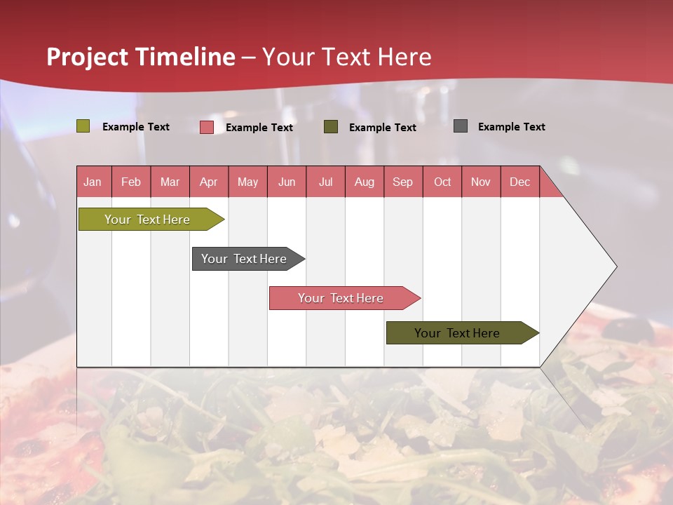 Pizza Plate Menu PowerPoint Template