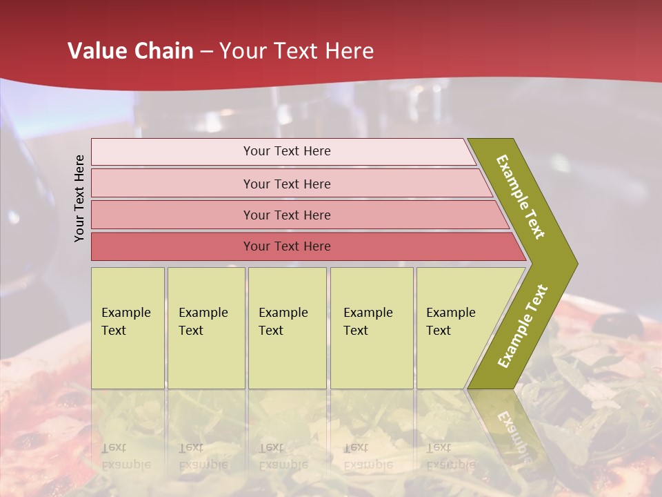 Pizza Plate Menu PowerPoint Template