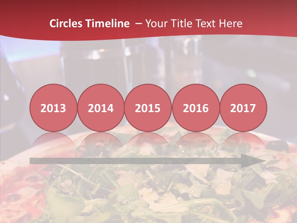 Pizza Plate Menu PowerPoint Template