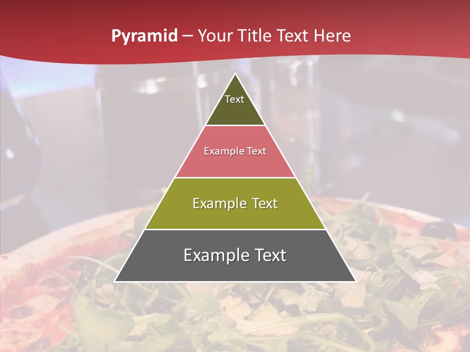 Pizza Plate Menu PowerPoint Template