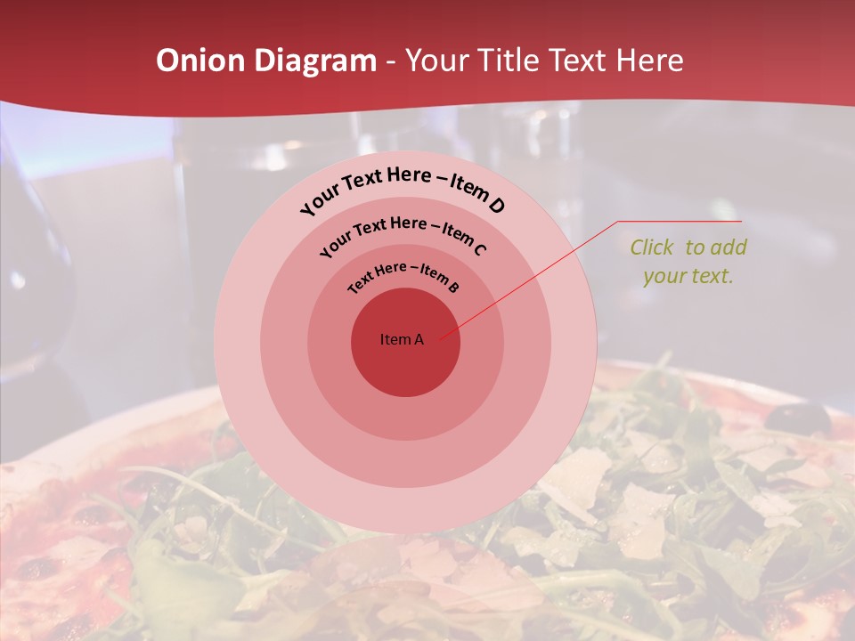 Pizza Plate Menu PowerPoint Template