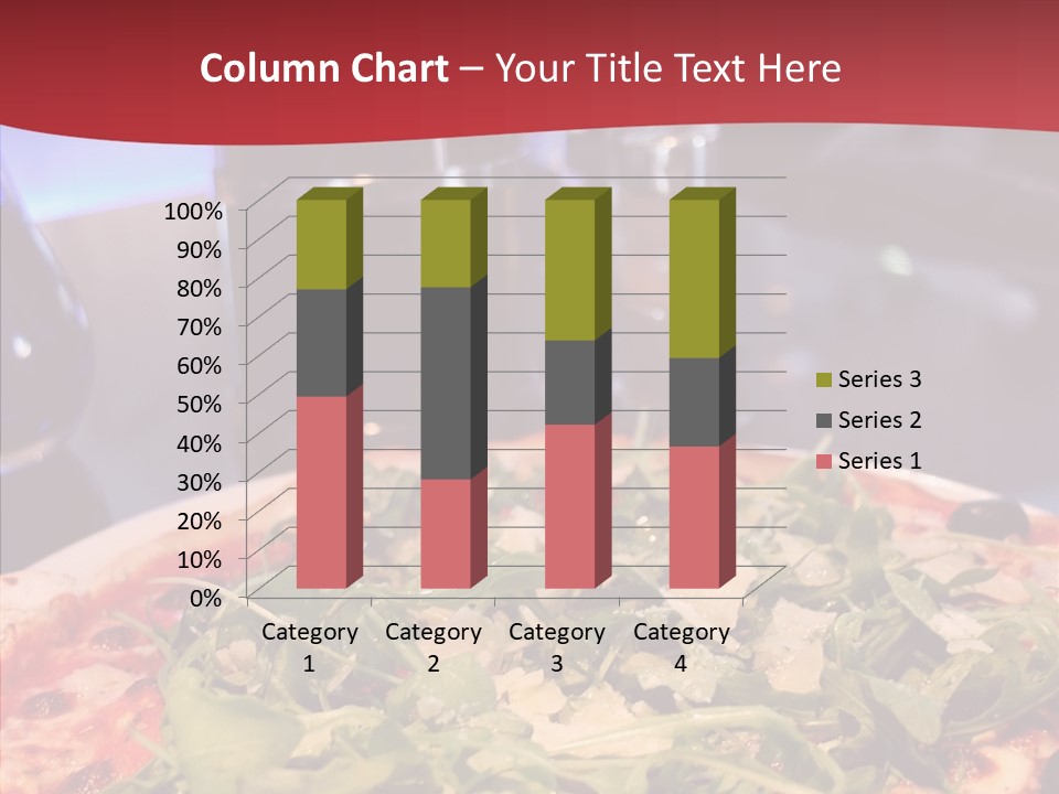 Pizza Plate Menu PowerPoint Template