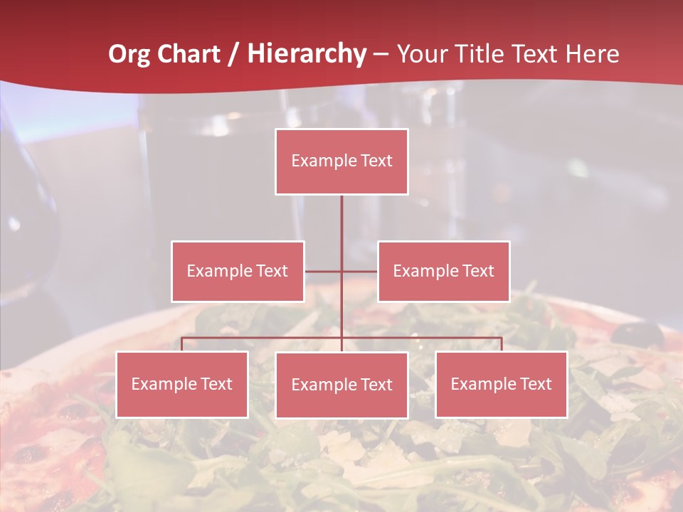 Pizza Plate Menu PowerPoint Template