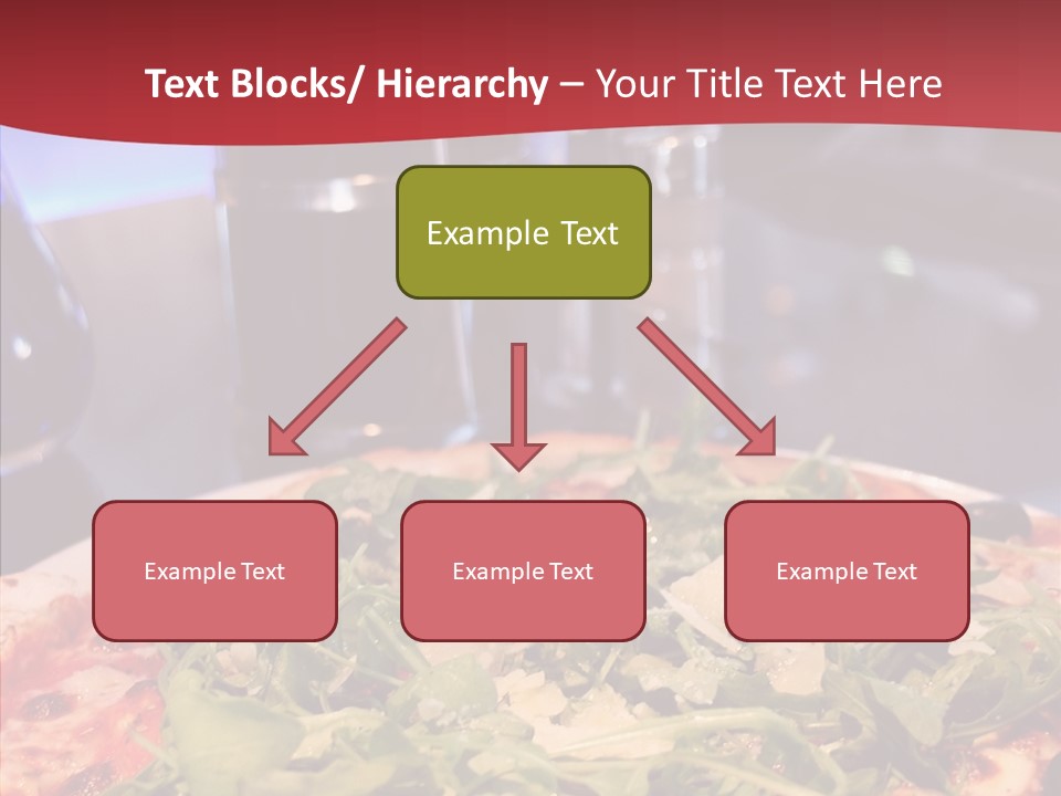 Pizza Plate Menu PowerPoint Template
