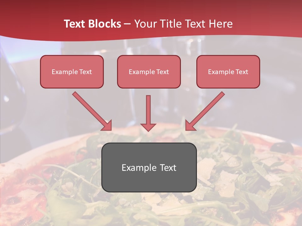 Pizza Plate Menu PowerPoint Template