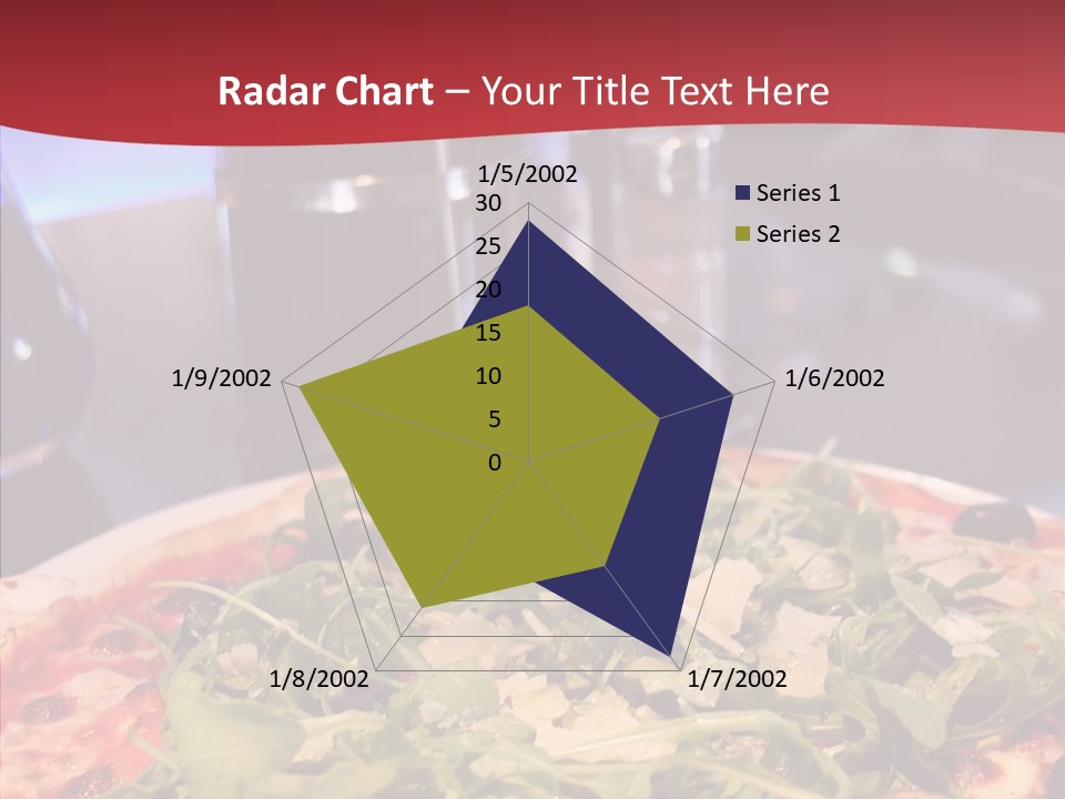Pizza Plate Menu PowerPoint Template