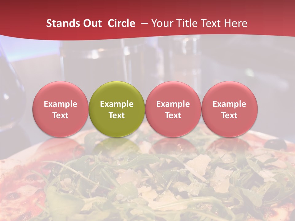Pizza Plate Menu PowerPoint Template