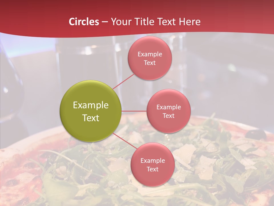 Pizza Plate Menu PowerPoint Template