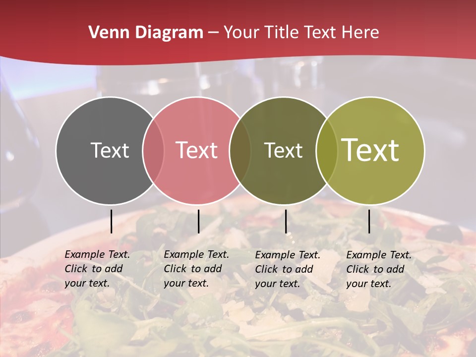 Pizza Plate Menu PowerPoint Template