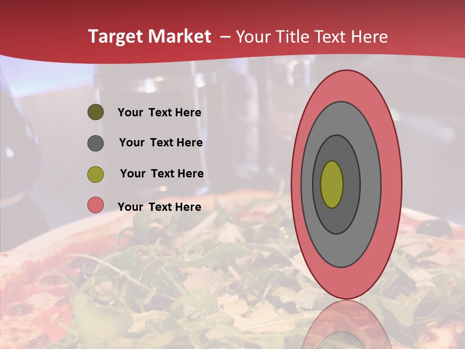Pizza Plate Menu PowerPoint Template