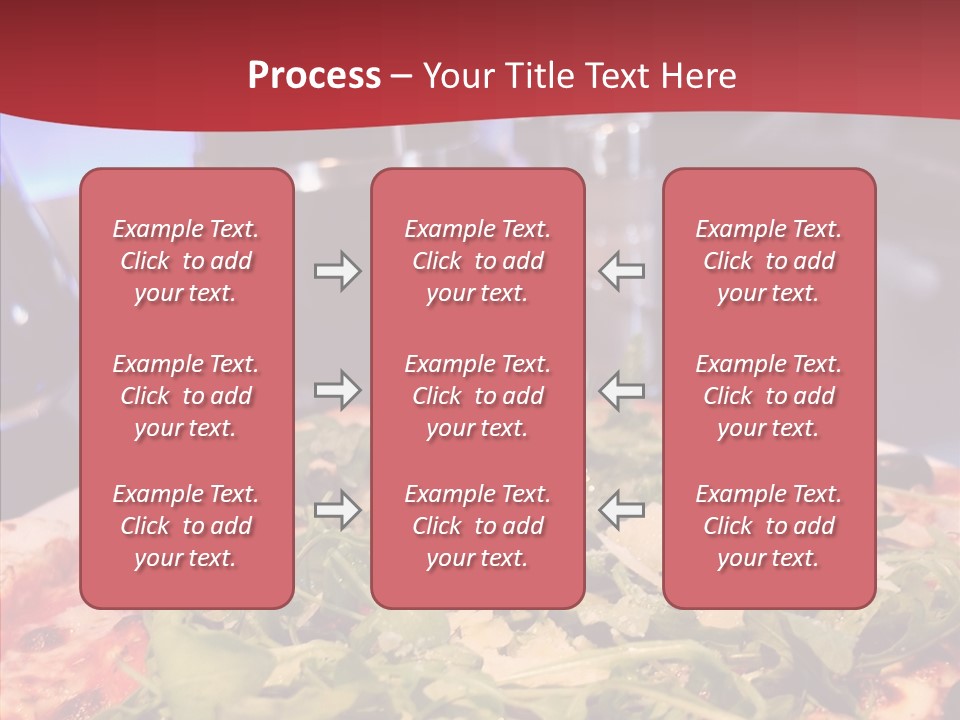 Pizza Plate Menu PowerPoint Template