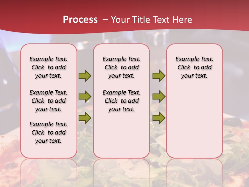 Pizza Plate Menu PowerPoint Template