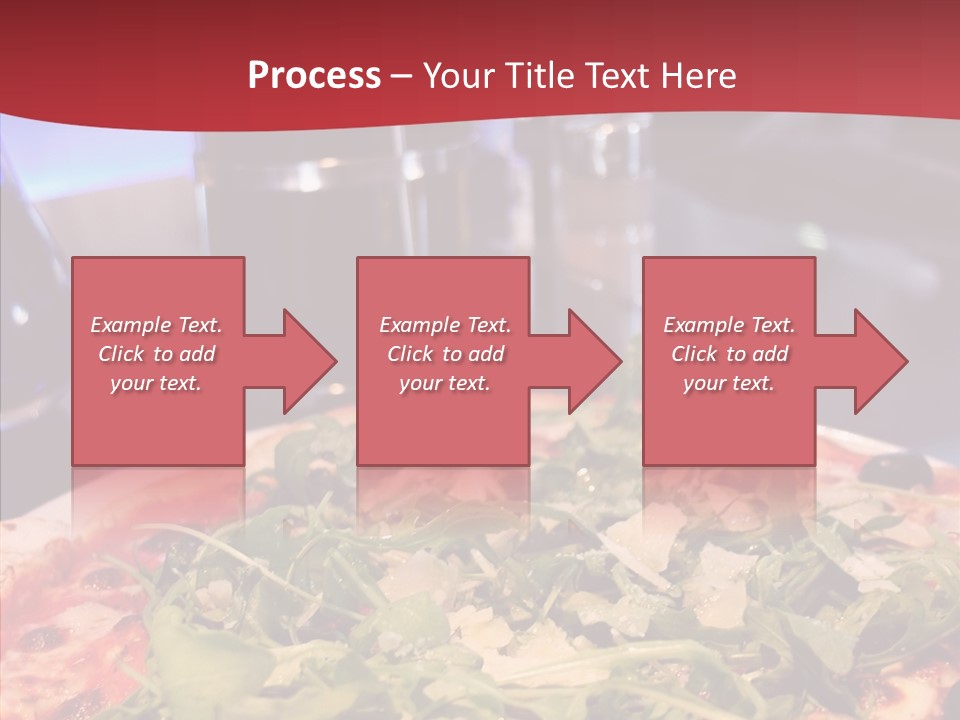 Pizza Plate Menu PowerPoint Template