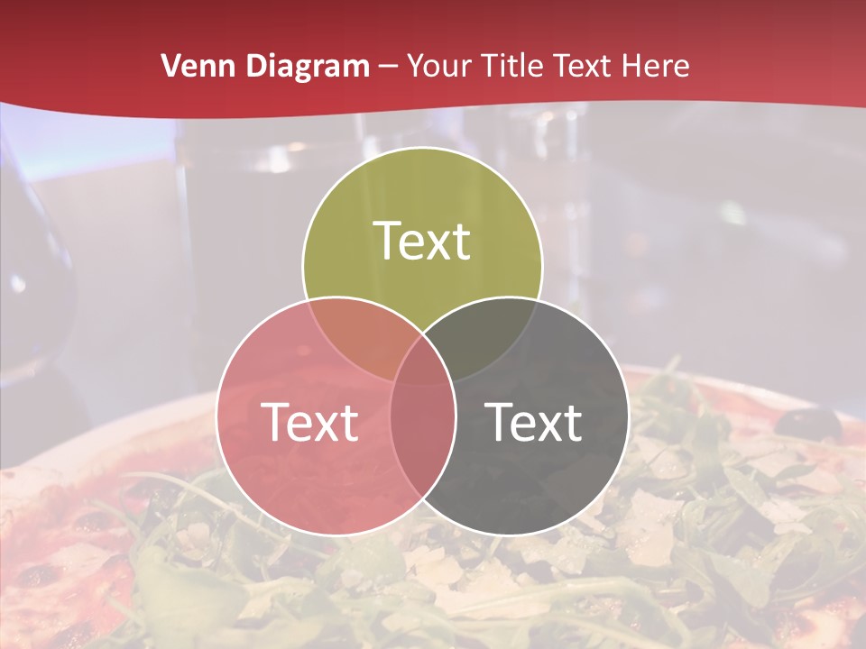 Pizza Plate Menu PowerPoint Template
