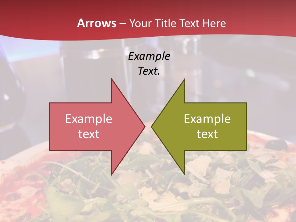 Pizza Plate Menu PowerPoint Template