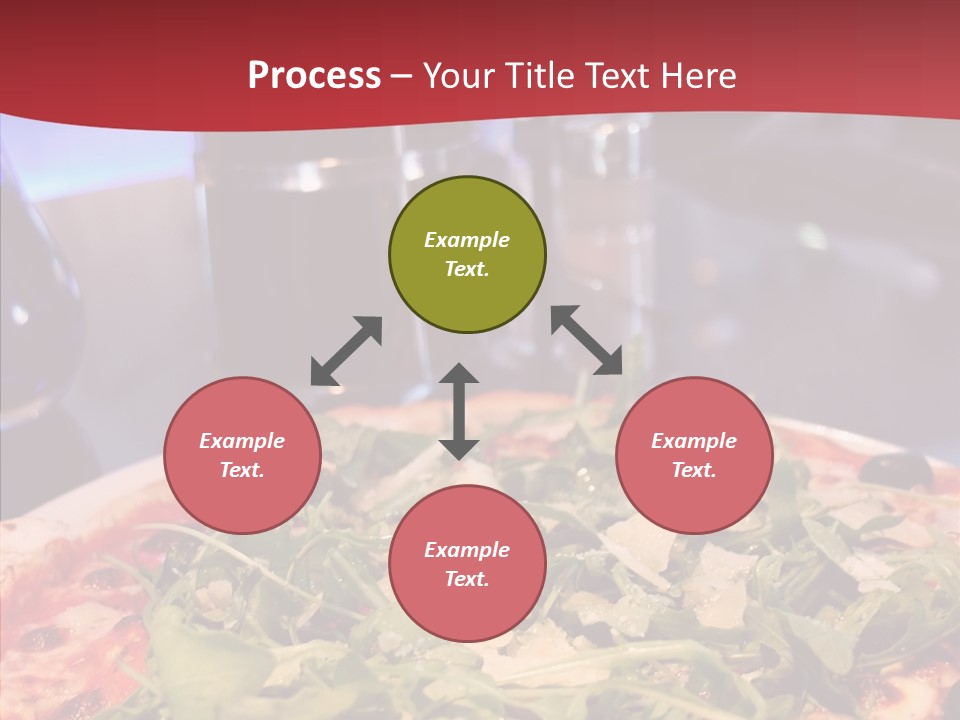 Pizza Plate Menu PowerPoint Template