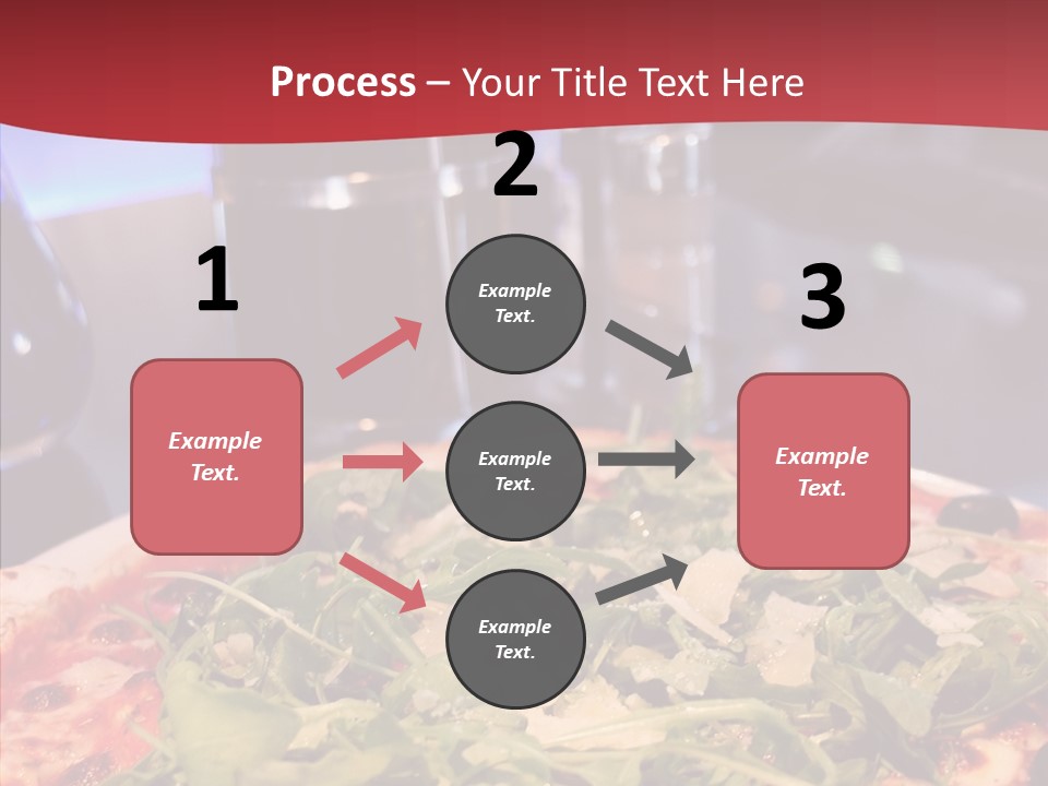 Pizza Plate Menu PowerPoint Template